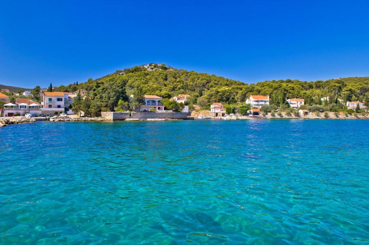 Studio Apartment In Preko With Sea View, Terrace, Air Conditioning, Wi-Fi Exteriör bild